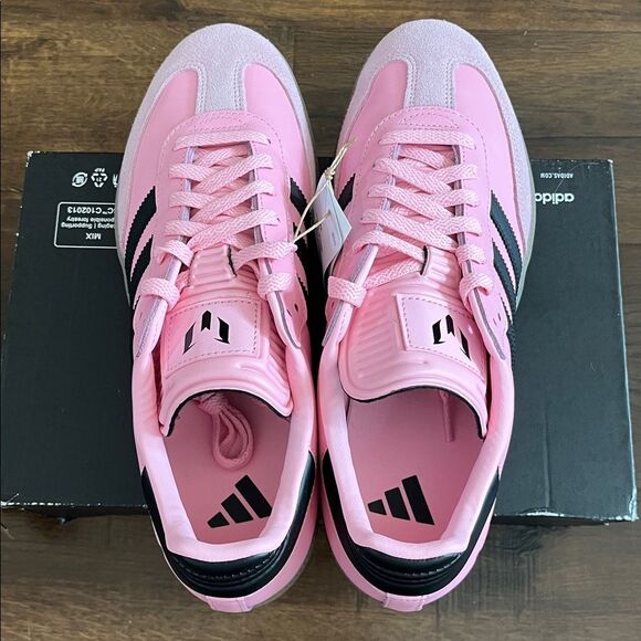 Adidas Samba Messi pink/black men size 10 - Picture 4 of 6